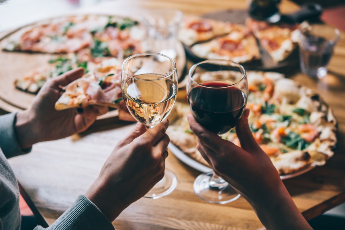 Pizza and wine pairing
